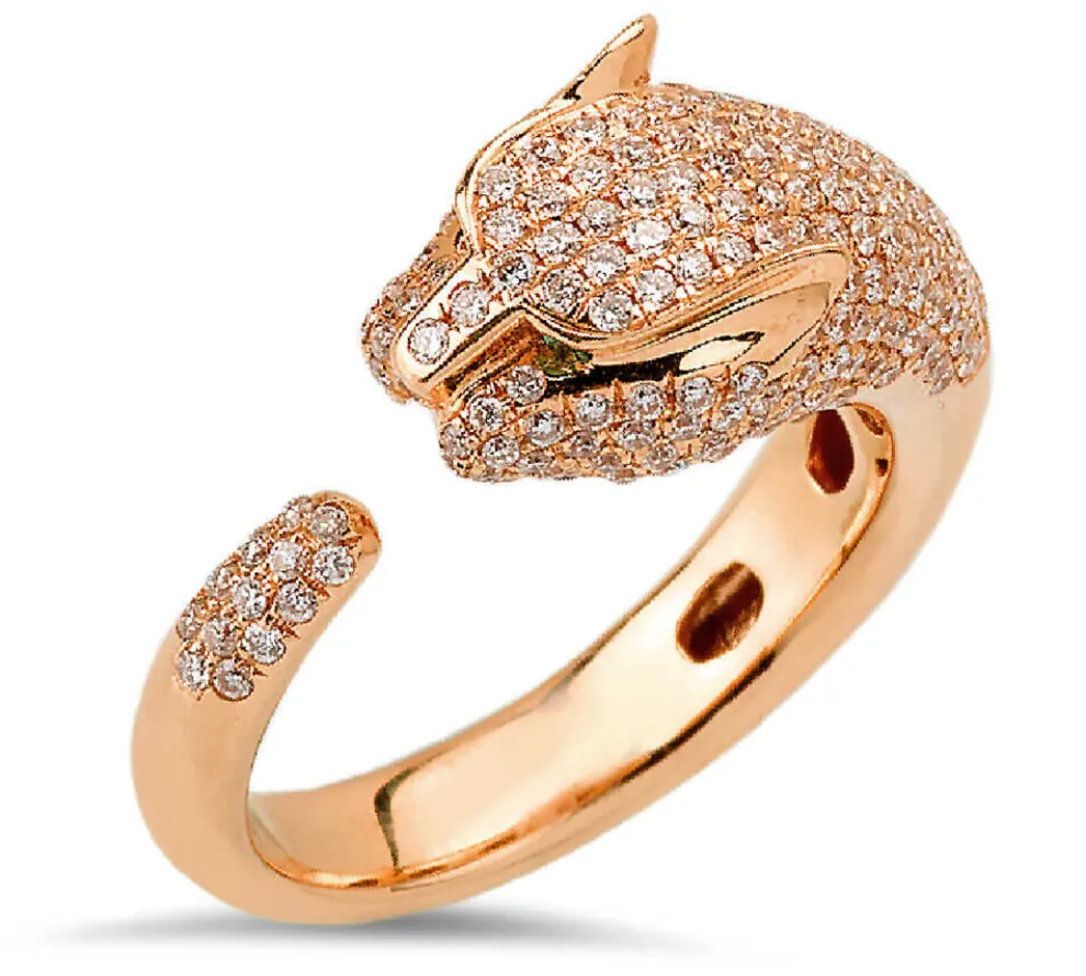 Big Cat Pave Ring