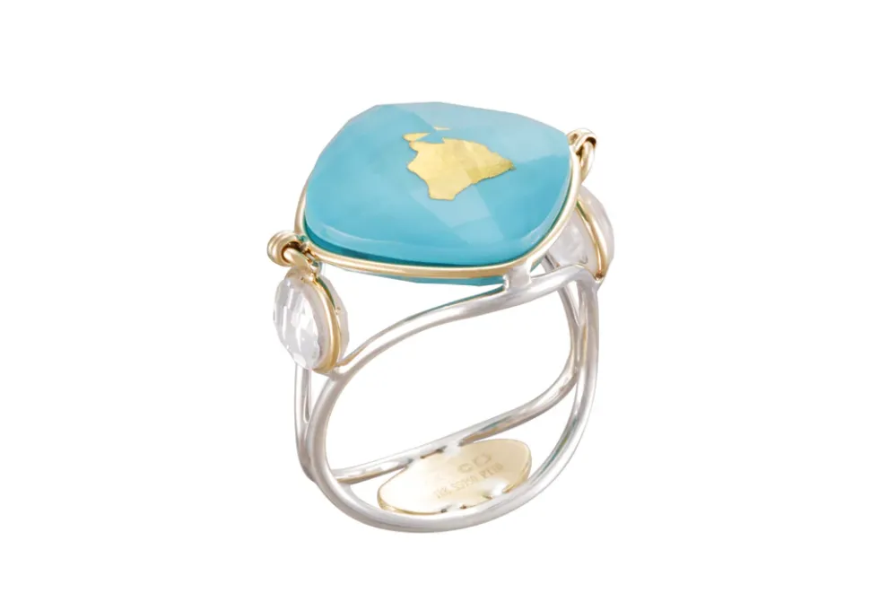 18K Treasure Island Ring