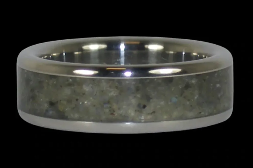 Labradorite Titanium Ring