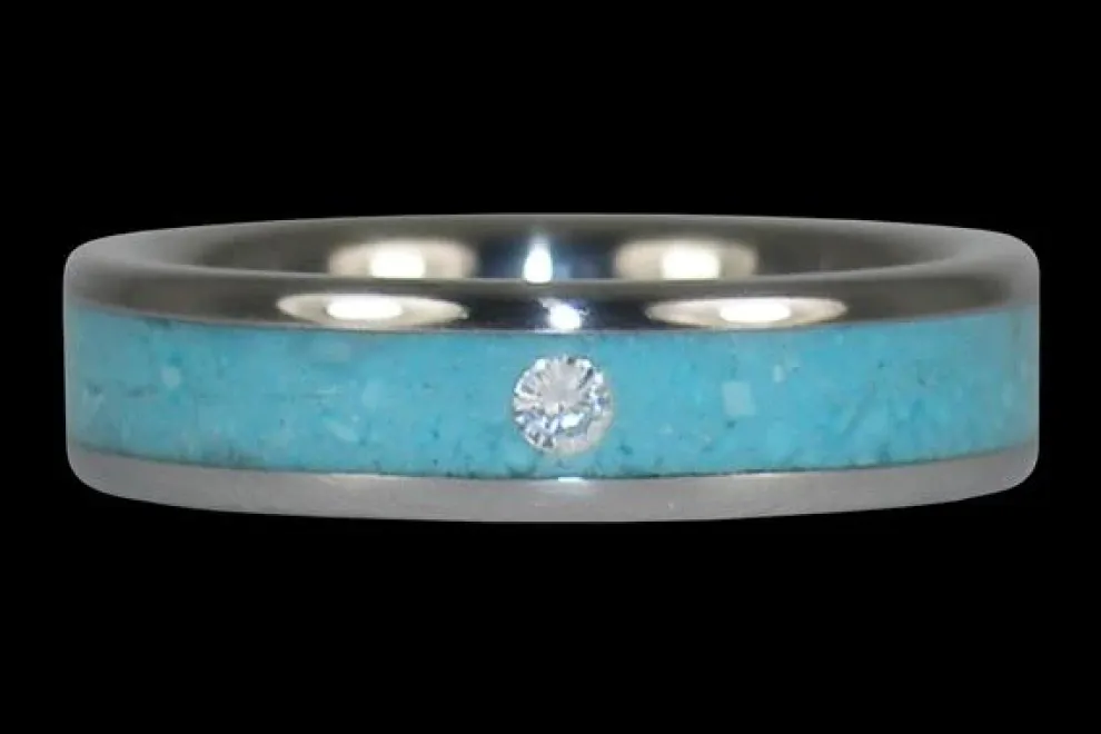 Turquoise Diamond Ring